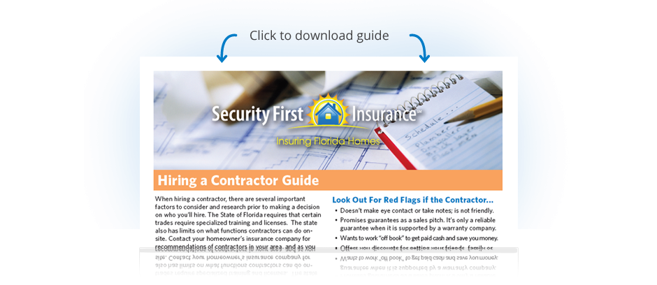 Download Guide for Hiring a Contractor